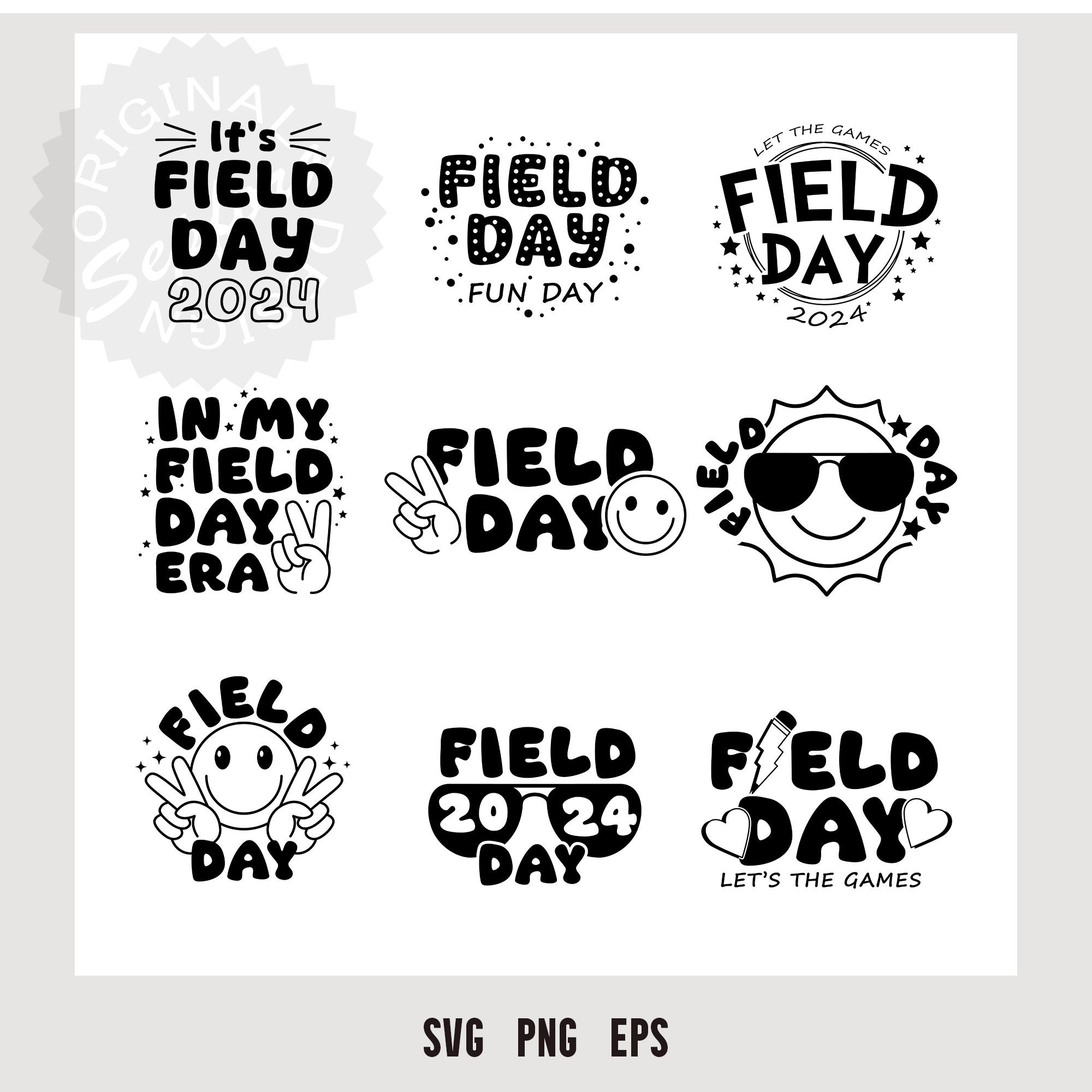 Field Day 2025 Svg Png. Field Day Svg Bundle. Last Day of School Svg