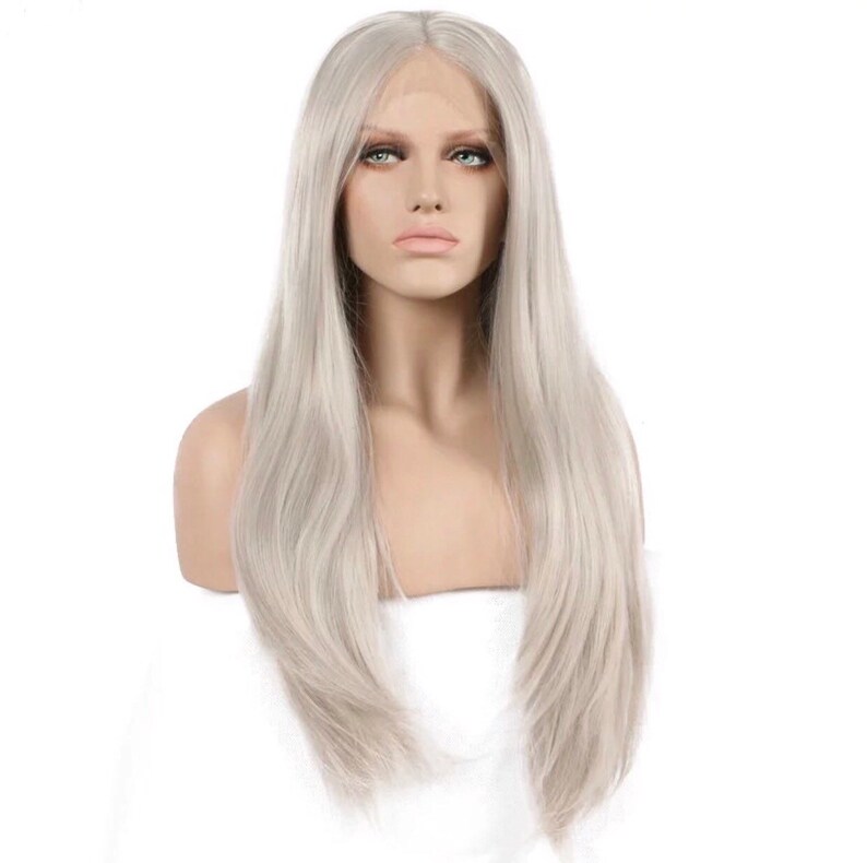100 Virgin Human Hair Pale Ash Blonde Full Lace Glueless Etsy