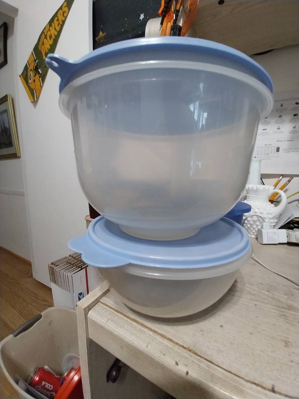 Vintage Tupperware Lettuce Keeper and Two Liter Bowl Etsy