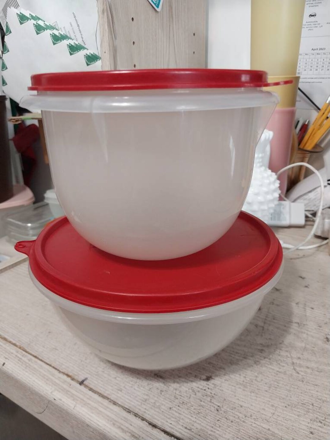 Vintage Tupperware Bowls.. Number Two Seventy and Twenty Five Etsy