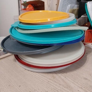 Tupperware Replacement Lids listing 2READ Descriptionlots of  Varietyvarious Sizes and Colors 1970s, 1980s, 1990s 