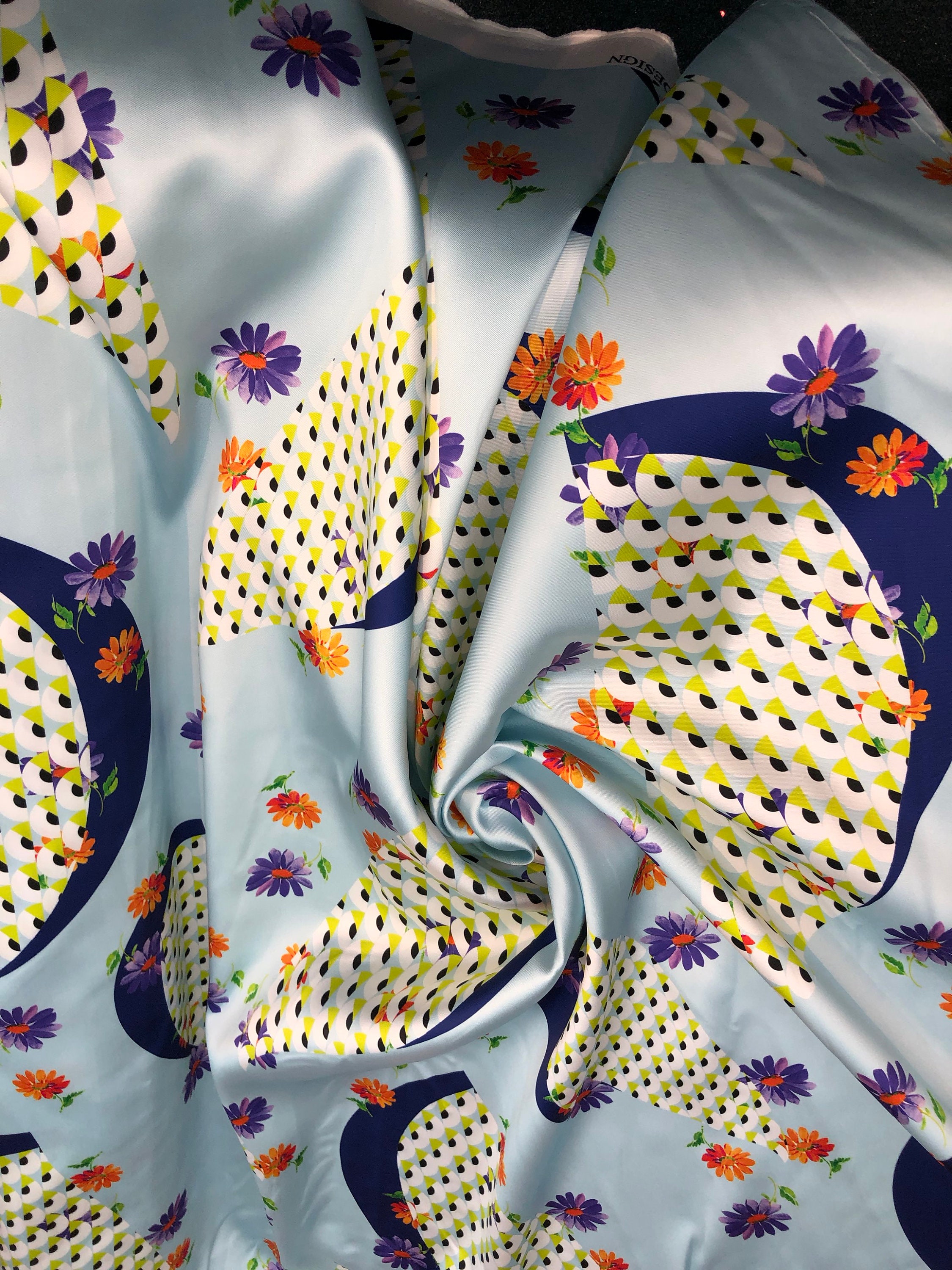 matte mikado fabric
