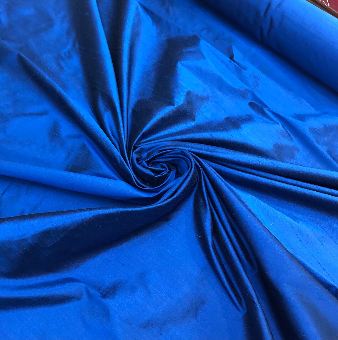 Slate Blue Silk Shantung 54