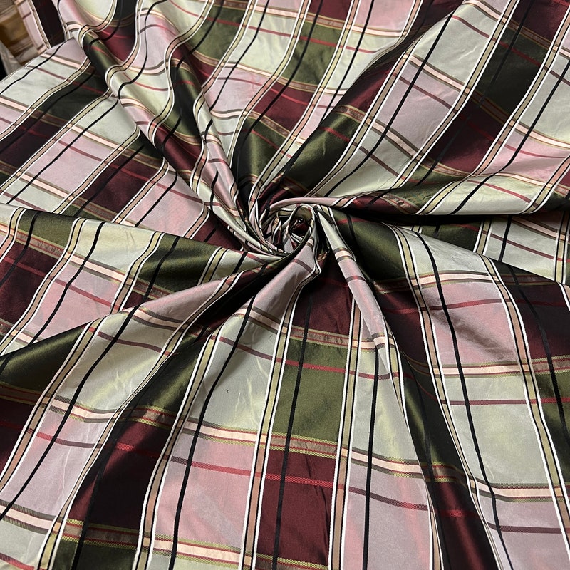 East Village Tan Plaid Taffeta main image 1