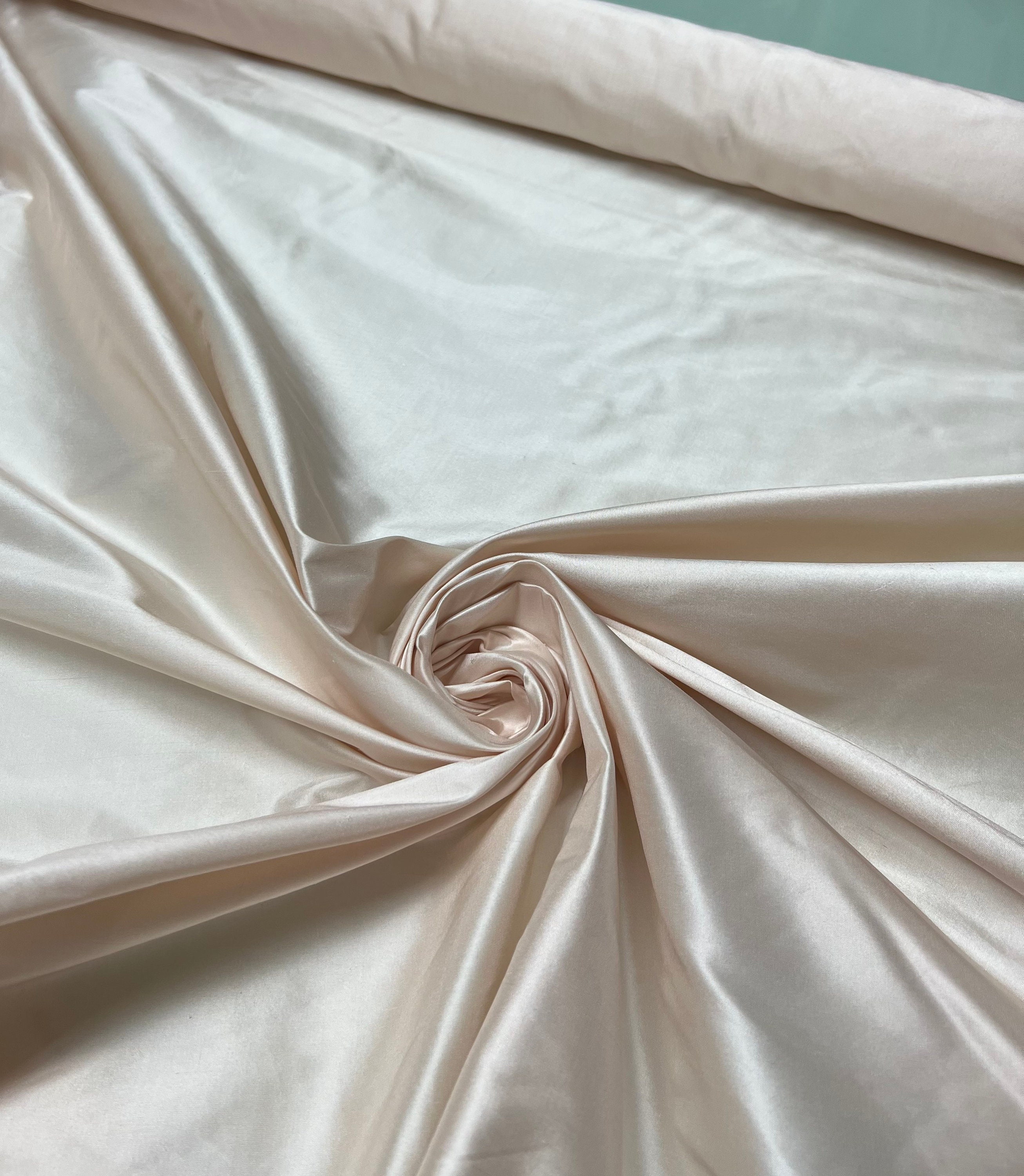 Silk Dupioni (54 inch) Fabric - Off White / Yard Many Colors Available