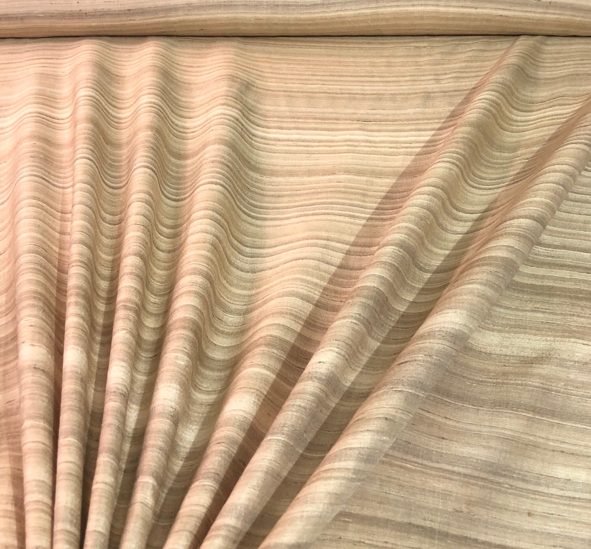 Raw silk 54 wide beautiful natural raw noil silk fabric sold by the yard