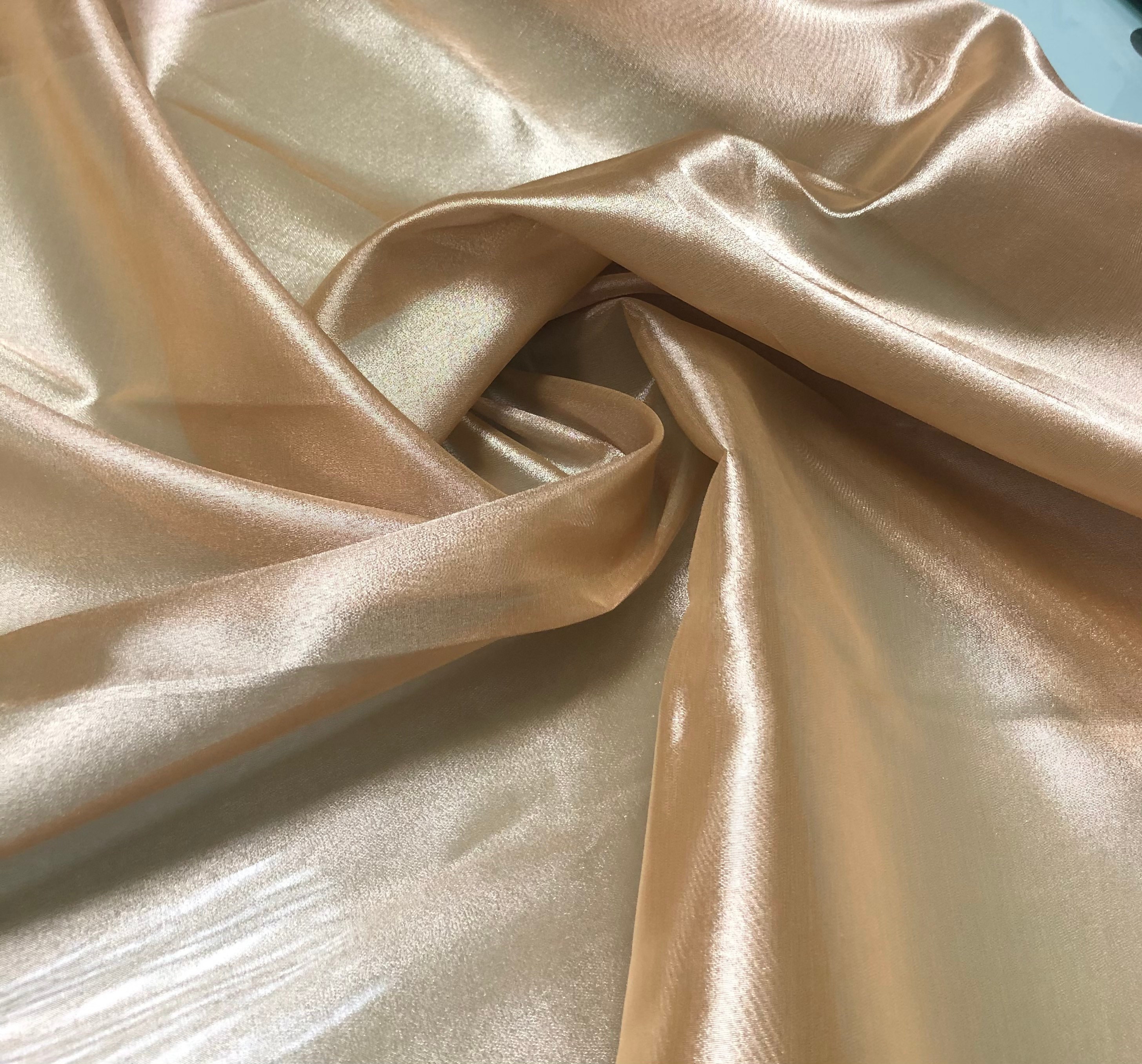 Crinkle organza 45" wide Beautiful gold color fabric sold by the –  WWW.ROYALFASHIONCENTRE.COM