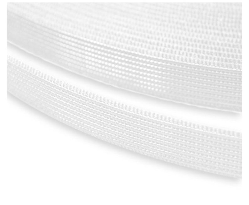 K&ouml;nnte beinhalten: Wei&szlig;es Klettband, auch bekannt als Velcro, ist ein vielseitiges und strapazierf&auml;higes Stoffband. Es wird h&auml;ufig f&uuml;r Verschl&uuml;sse, Riemen und andere Anwendungen verwendet.