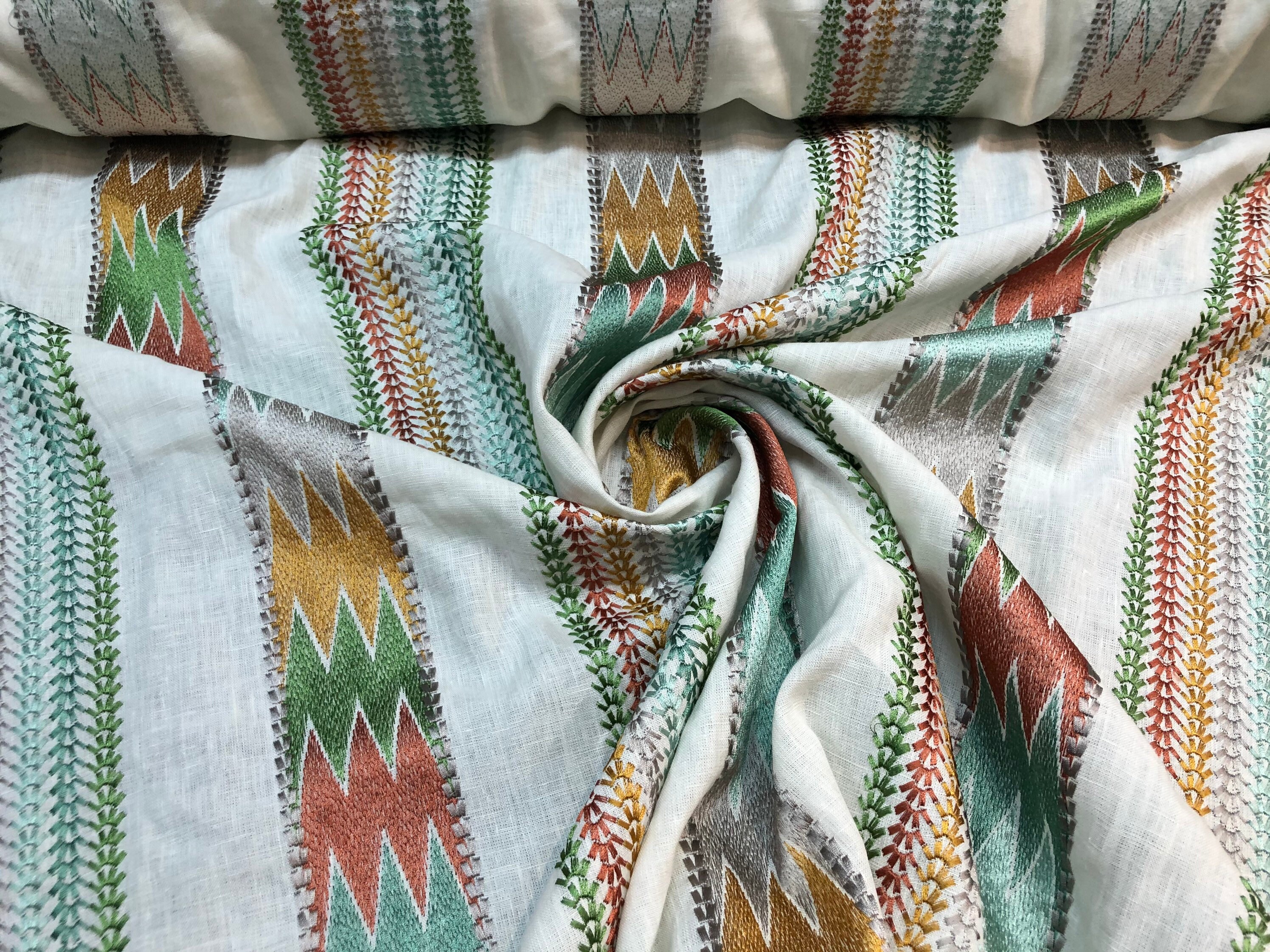 Linen embroidery fabric 60 wide