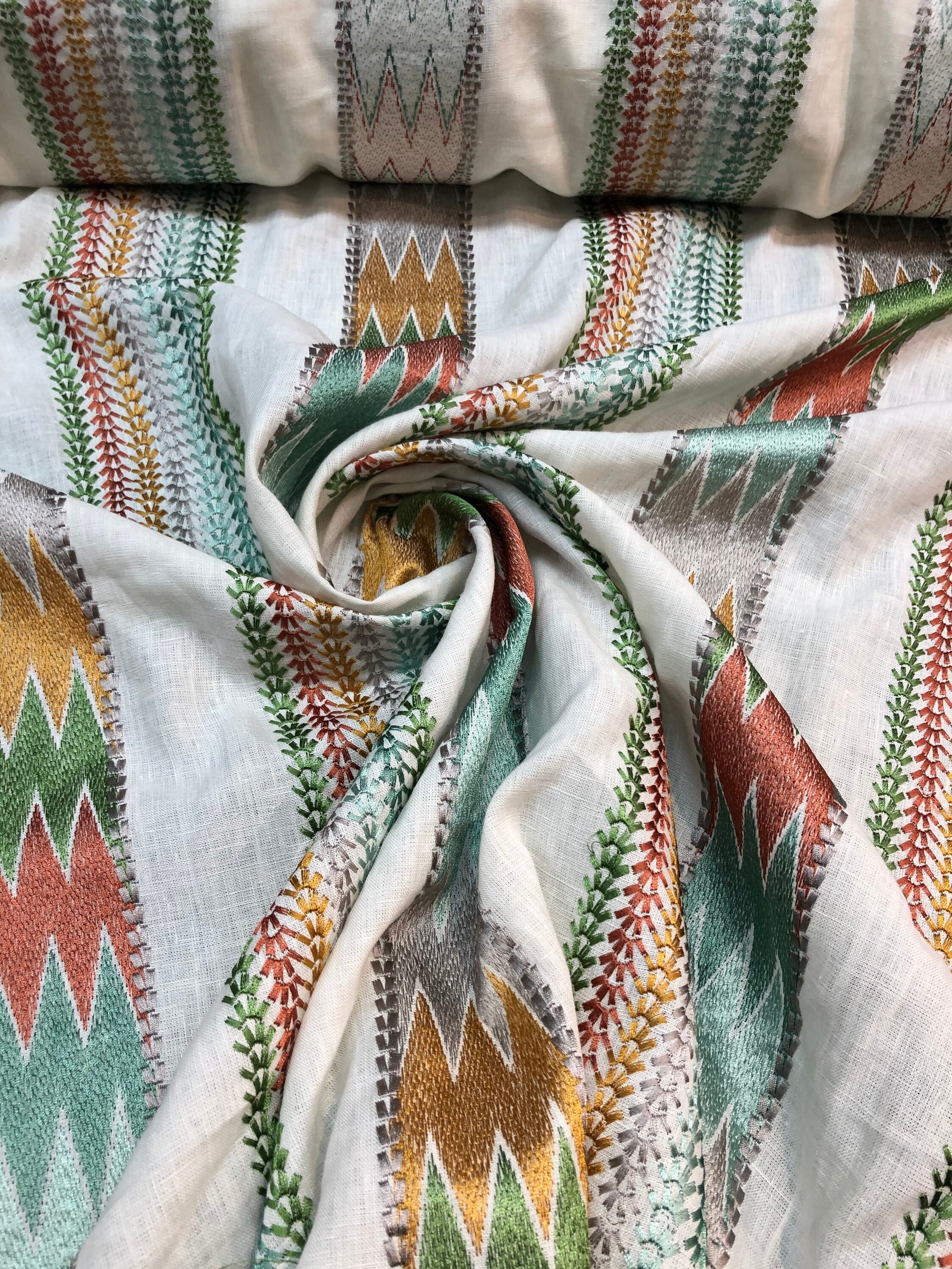 Linen Embroidery Fabric 60 Wide Etsy