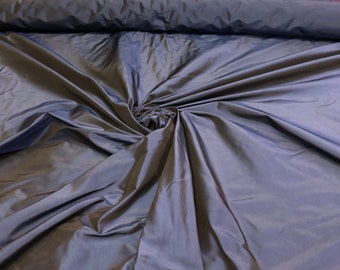 Silk taffeta 54" wide    Beautiful navy brownish color silk taffeta fabric sold by the yard