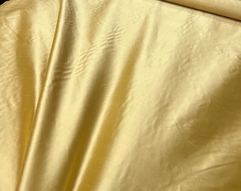 Silk shantung 54" wide   Beautiful bright gold color silk shantung fabric sold by the yard