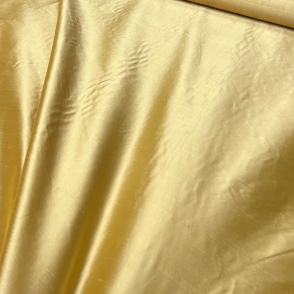Orange Gold Silk Shantung 54