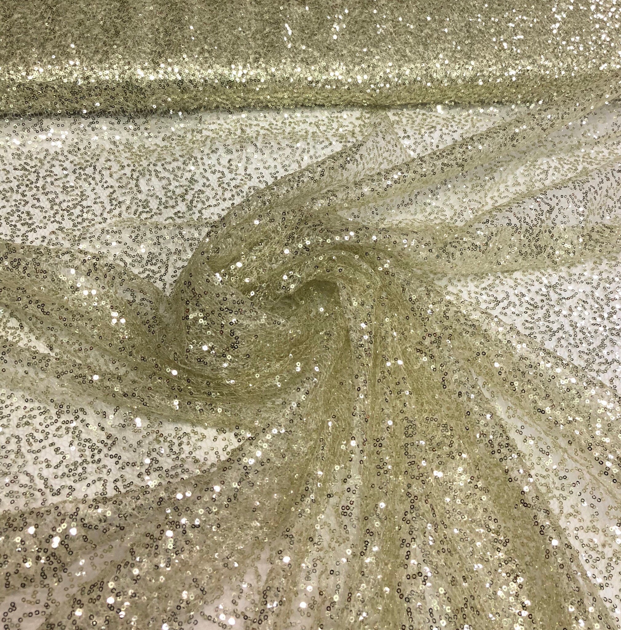 sequin mesh pants