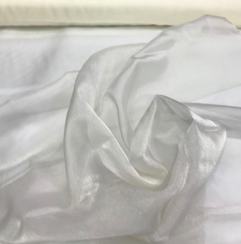 Ivory Pleated Polyester Organza Flirtation main image 1