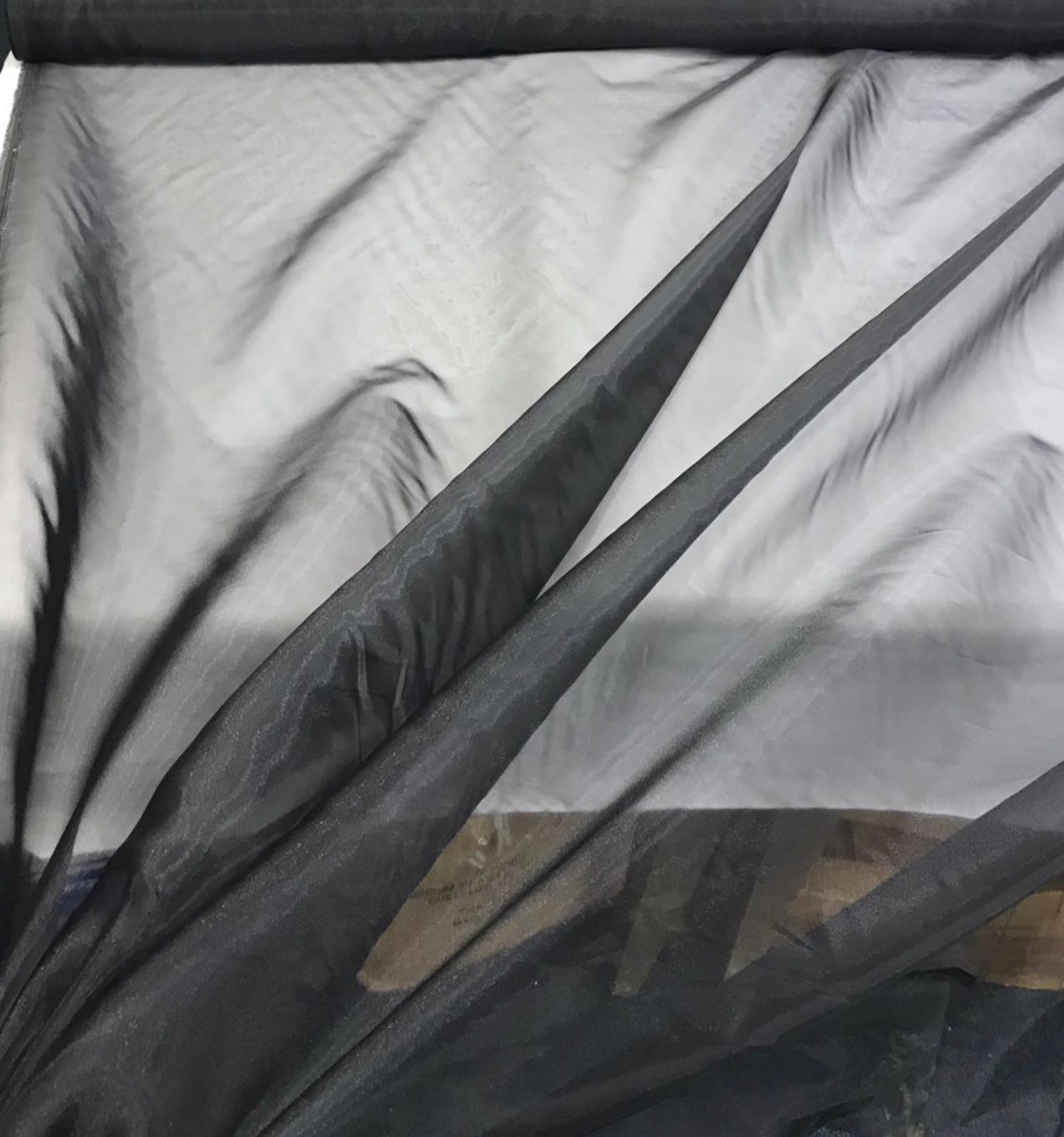 100% polyester organza 60 wide Beautiful black organza | Etsy