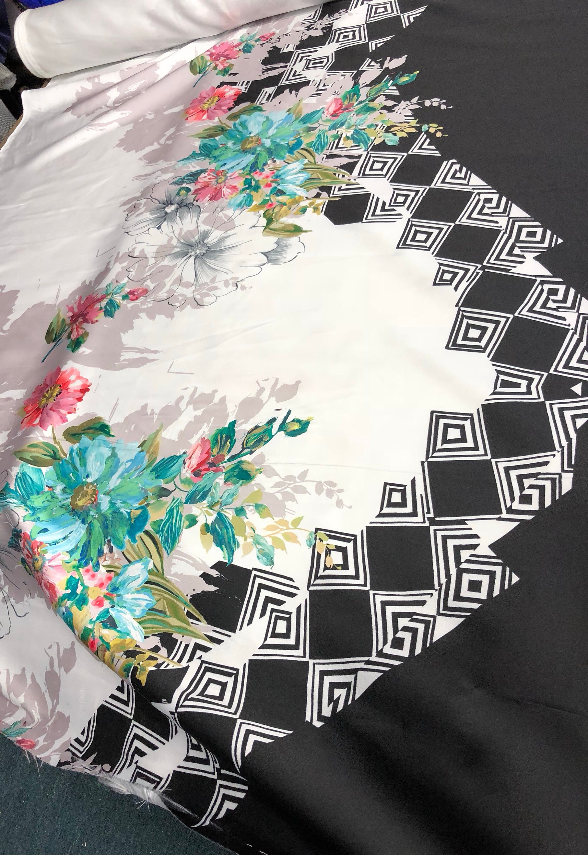 matte mikado fabric