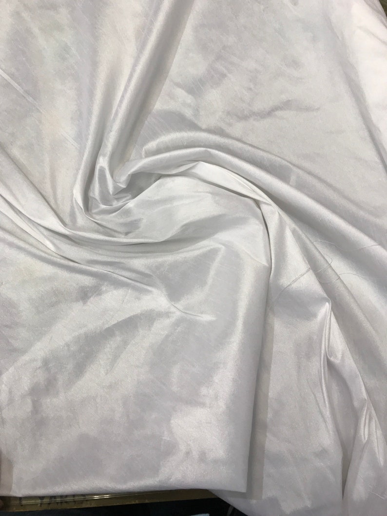 White Shantung/dupioni Fabric. 54 Wide. Shantung Fabric - Etsy
