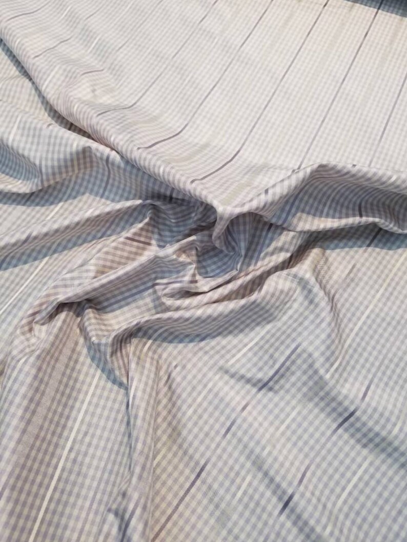 Silk Taffeta Satin Stripes Gingham Check 54 Wide Etsy