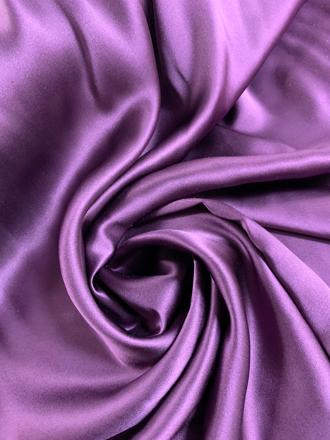 Beautiful Egg Plant Color Silk Charmouse 54 Wide. Best Used for Apparel ...