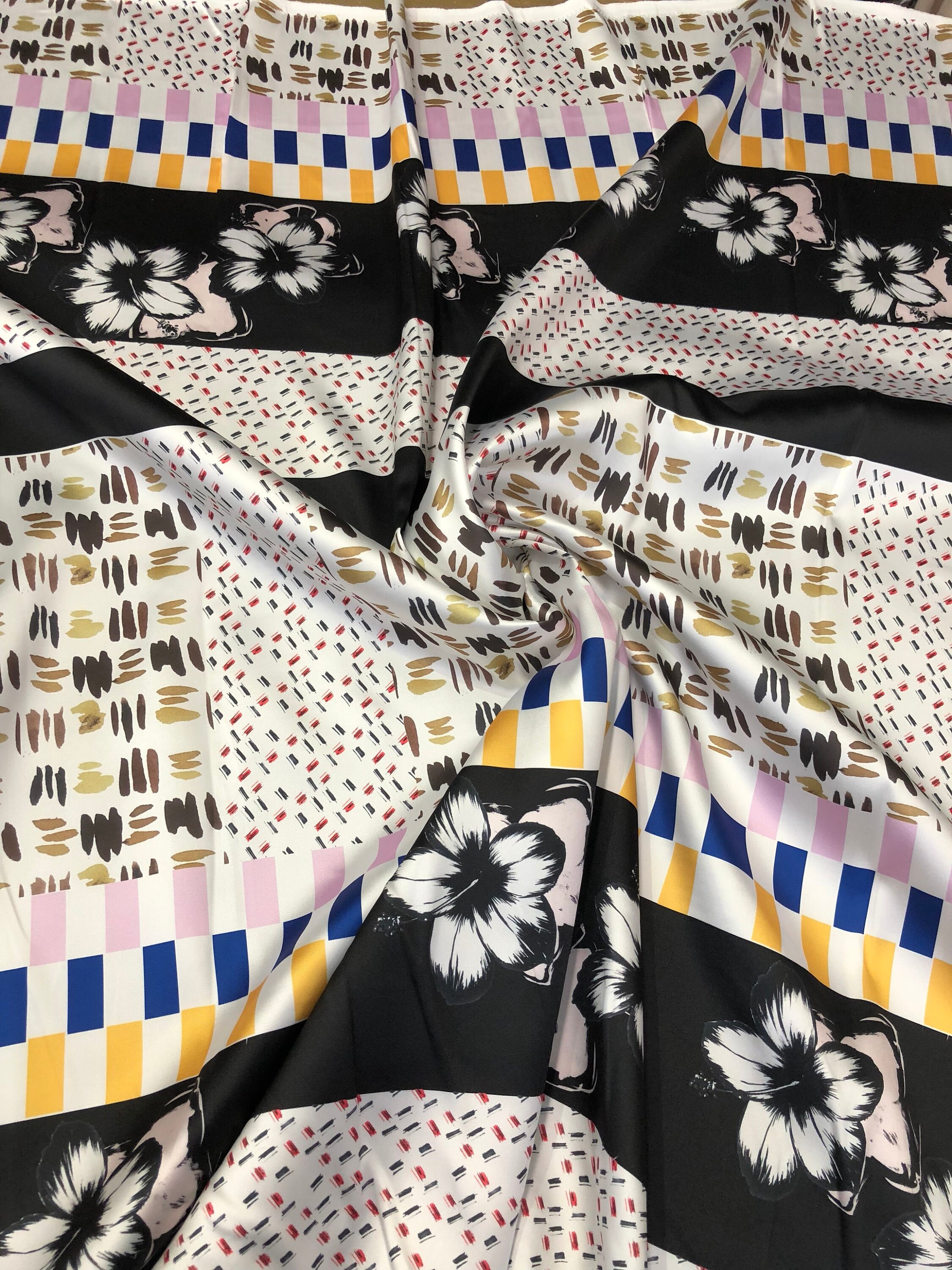 matte mikado fabric