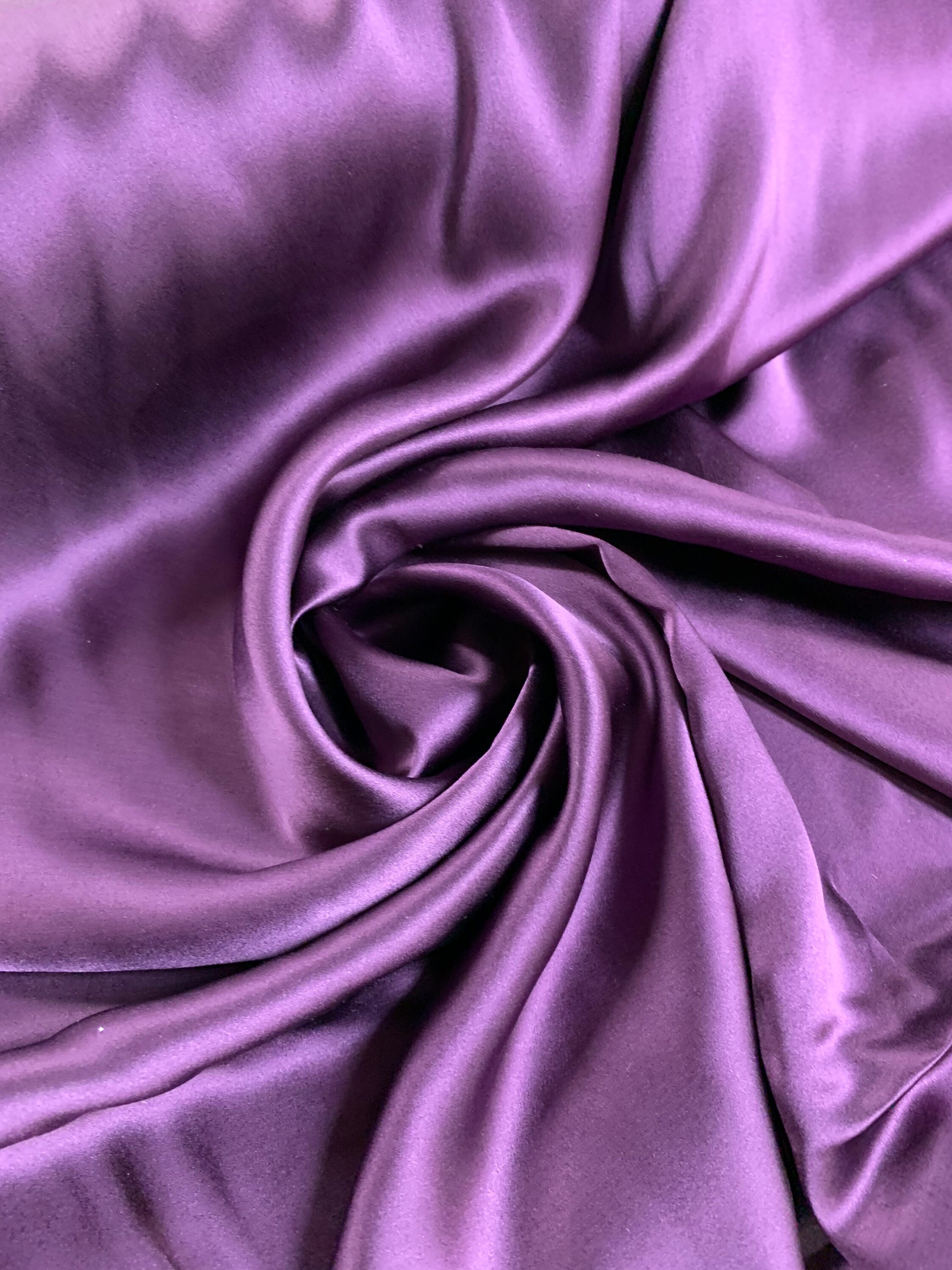 Beautiful Egg Plant Color Silk Charmouse 54 Wide. Best Used - Etsy