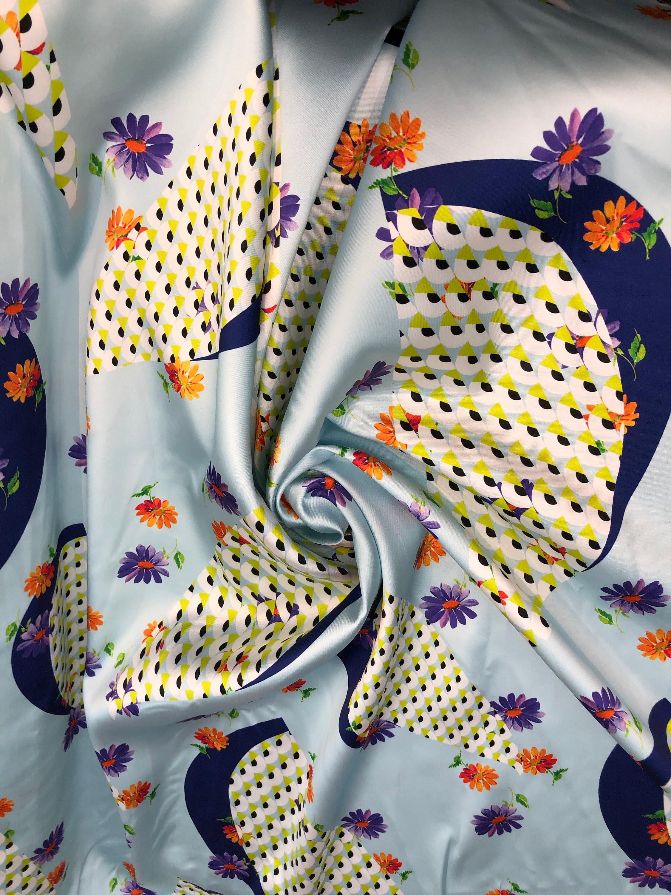 matte mikado fabric