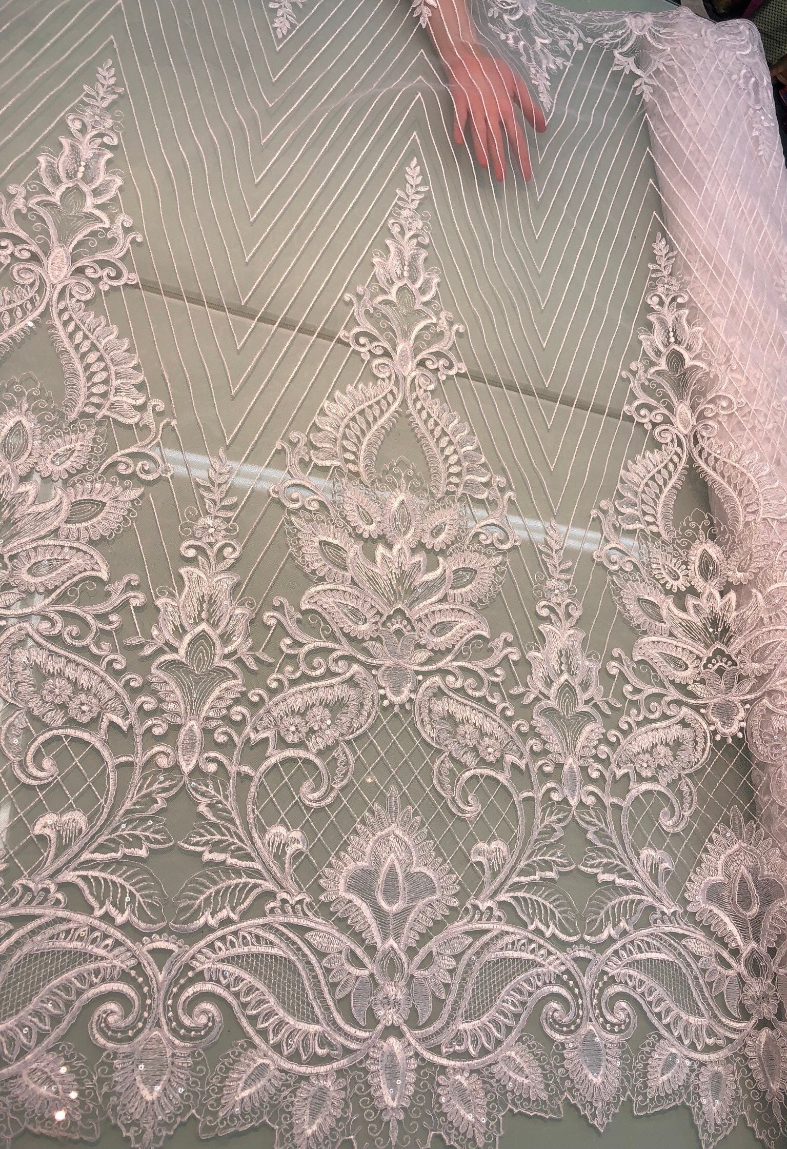 White Bridal Lace Fabric, Lace Fabric, Bridal Lace, Embroidery