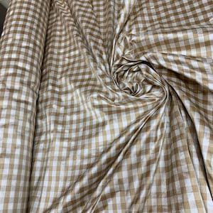Tan Silk Shantung 54