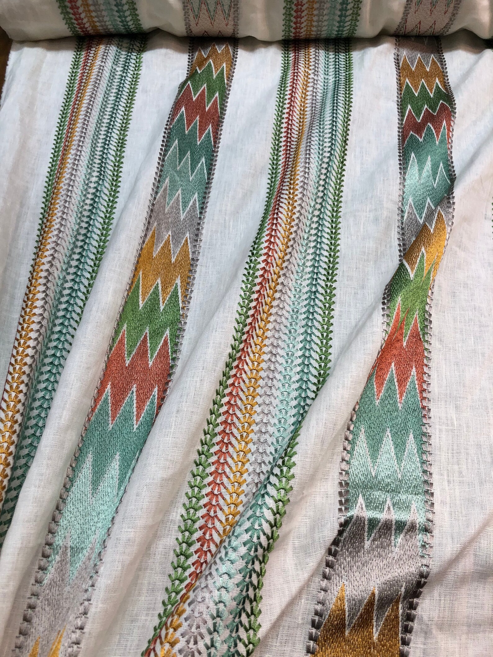 Linen Embroidery Fabric 60 Wide Etsy