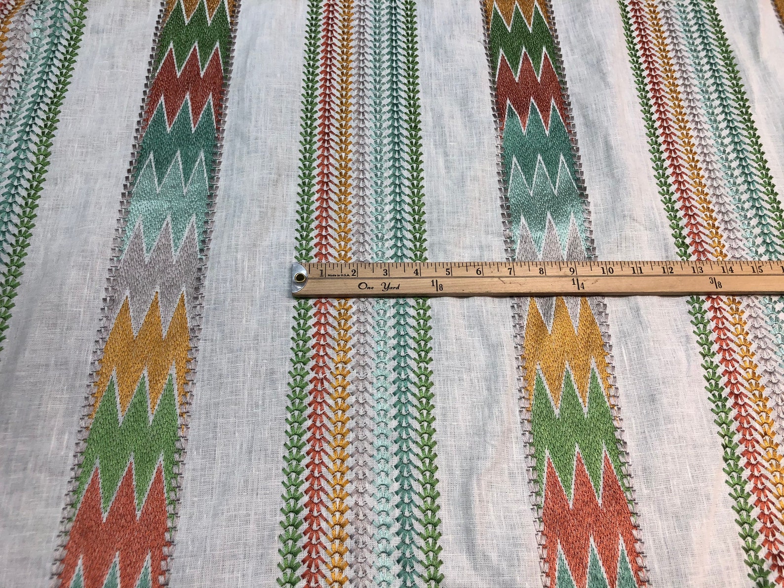 Linen Embroidery Fabric 60 Wide Etsy