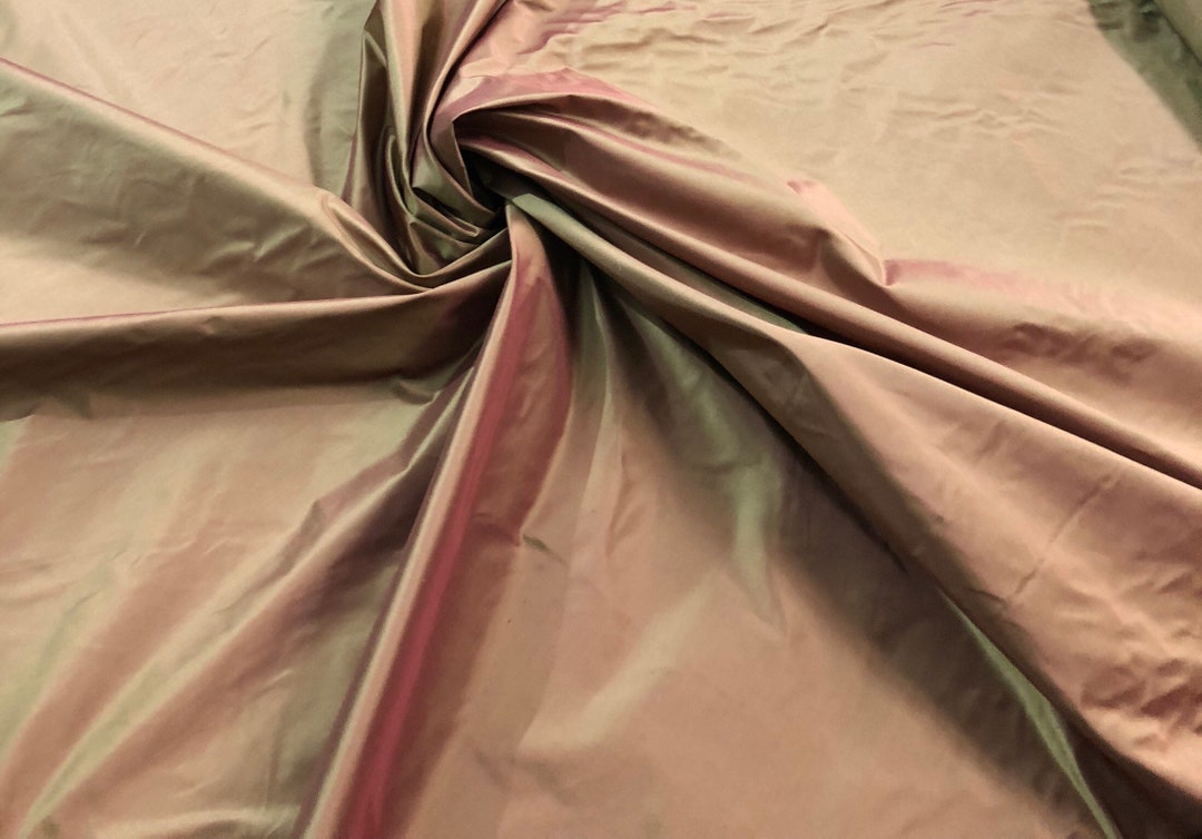 Silk Taffeta 54" Wide Beautiful Rose Pink Color Silk Taffeta Favric ...