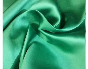 Bottle green Poly Mikado/Zibelline  Fabric. 60" Wide Mikado Fabric is a unique blend makes this fabric soft & Gives Structure to  Dress.