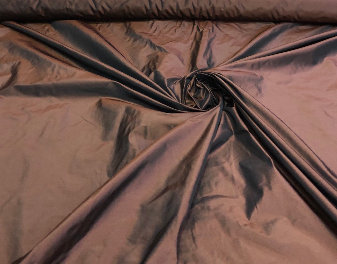 Silk Taffeta 54 Wide Beautiful Bronze Color Silk Taffeta Fabric Sold by