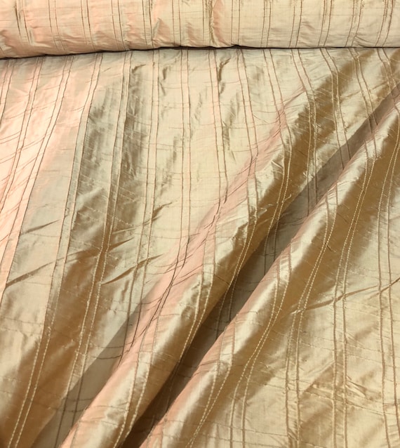 Silk Shantung 52 Wide Beautiful Champagne Gold Double - Etsy