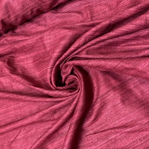 Beautiful pink Noil raw 100% silk 45” wide. Best used for home Decore and apparel. Sold by the yard