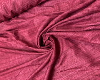Beautiful pink Noil raw 100% silk 45” wide. Best used for home Decore and apparel. Sold by the yard