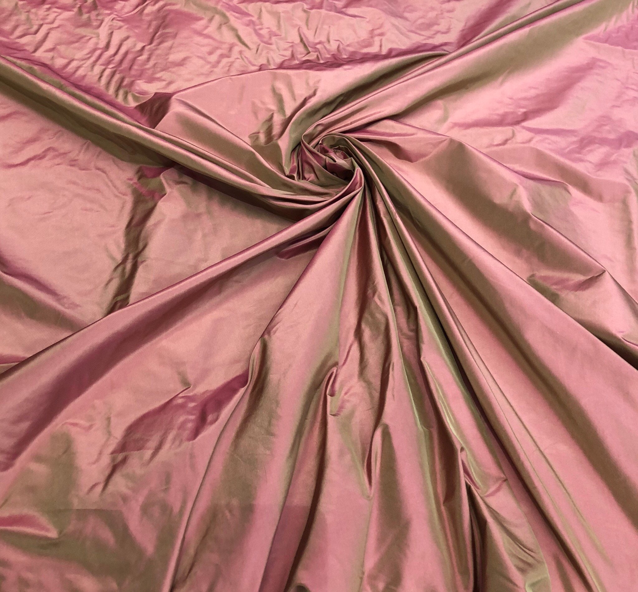 Silk taffeta 54 wide Beautiful tomato gold color silk taffeta fabric