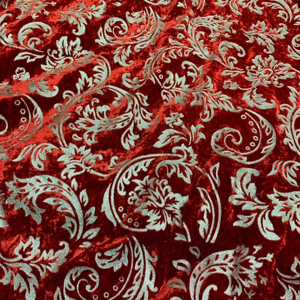 Velvet Damask Etsy