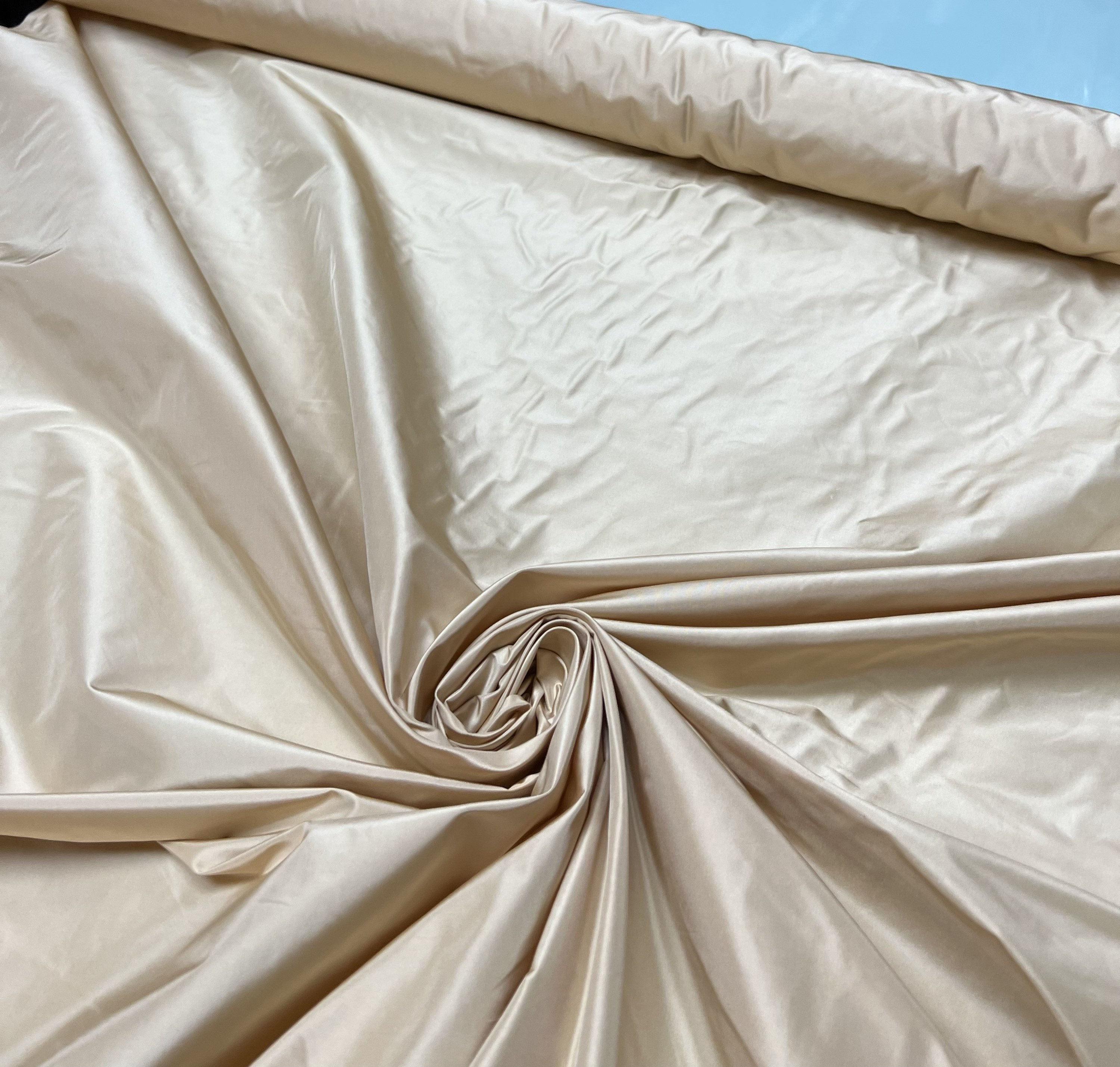 Light Gold Silk Taffeta Fabric 100% Pure Silk 54 Wide Sold by the Yard -   Denmark