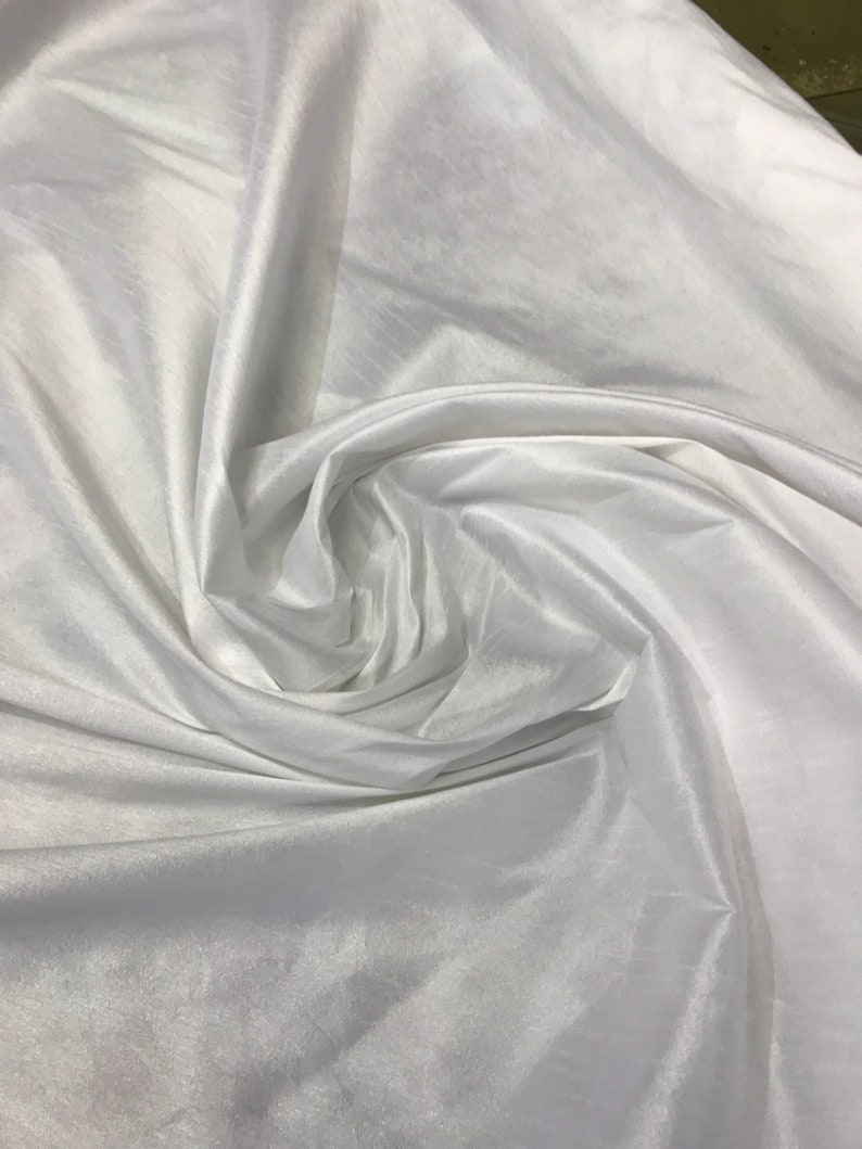 White Shantung/dupioni Fabric. 54 Wide. Shantung Fabric - Etsy