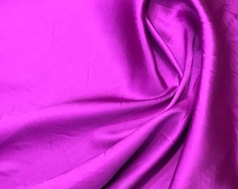 Bright purple Poly Mikado/Zibelline  Fabric. 60" Wide Mikado Fabric is a unique blend makes this fabric soft & Gives Structure to  D
