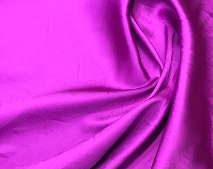 Bright purple Poly Mikado/Zibelline  Fabric. 60" Wide Mikado Fabric is a unique blend makes this fabric soft & Gives Structure to  D