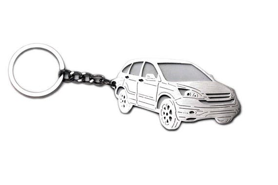Keychain Fit Honda CR V III 2007 2012 Stainless Steel Key Chain