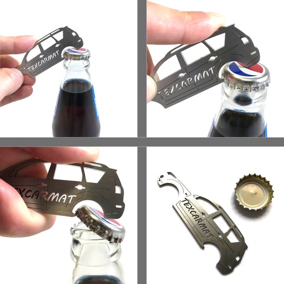 Stainless Steel Bottle Opener With Your Car Design Fit Tesla