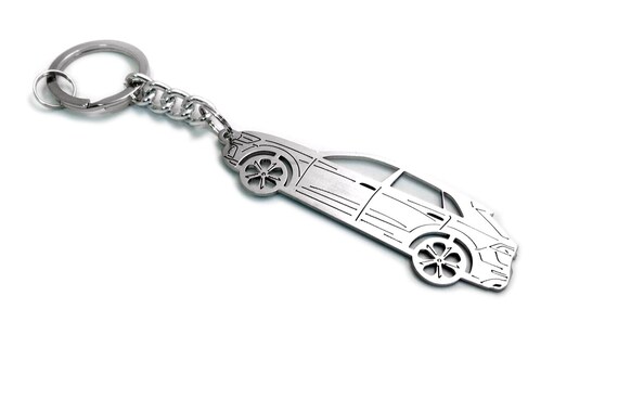 Portachiavi adatto Audi Q8 Portachiavi in acciaio inossidabile con anello  Portachiavi Personalizzato Portachiavi Car Body Profile Design -  Italia