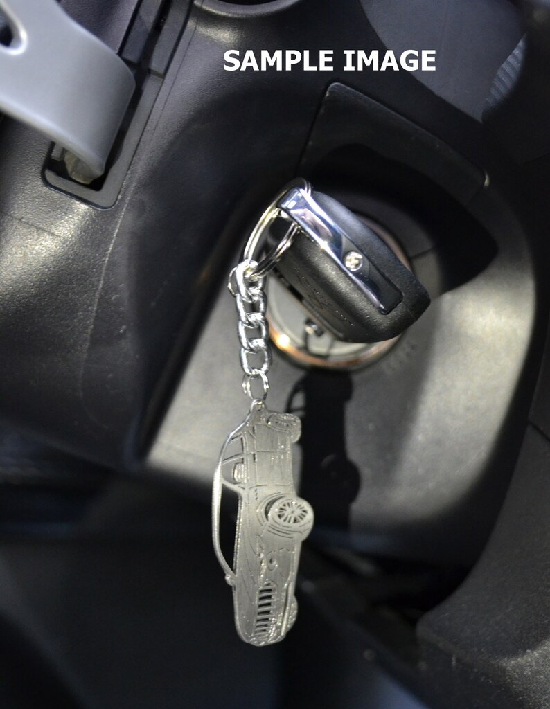 Keychain fit Volkswagen Passat B6 Stainless Steel Key Chain with Ring Keyring Custom Key Ring Car Body Profile Design