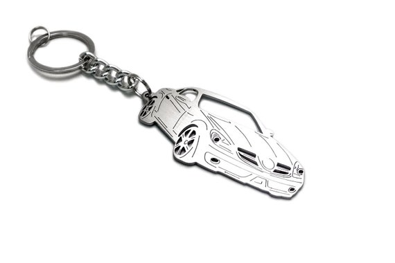 Keychain Fit Mercedes benz SLK R171 Stainless Steel Key Chain With