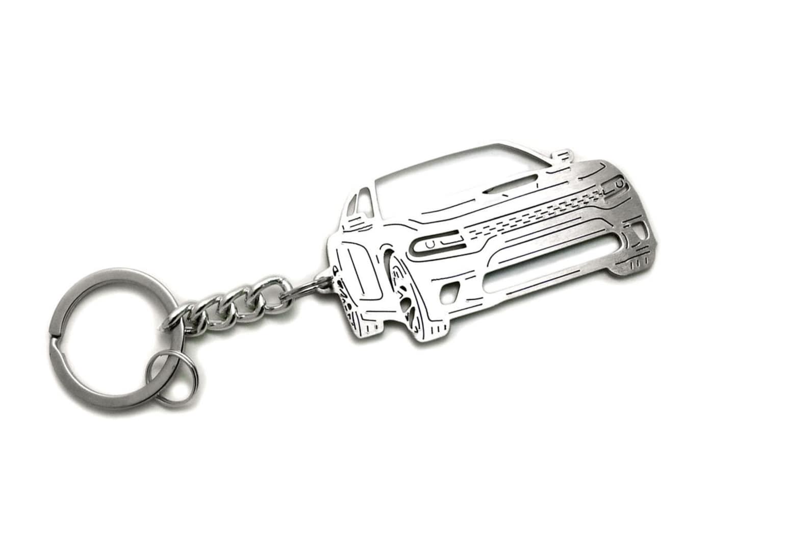 Keychain Fit Dodge Charger 2015 Enthusiast Stainless Steel Key Chain