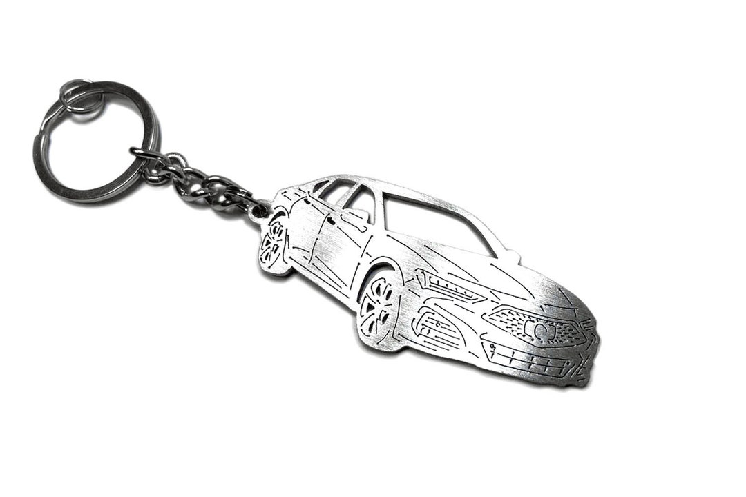 Keychain Fit Acura TLX II Stainless Steel Key Chain With Ring Keyring